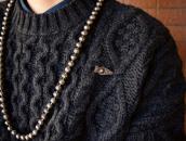 Antique 卍 Stamped Arrowhead Shape Small Silver Pin  c.1925～