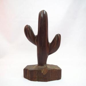 Carved Ironwood Cactus objet  Small