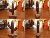 Carved Ironwood Cactus objet  Small