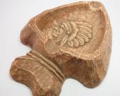 Antique Arrow Head Chief Ashtray