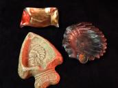 Antique Arrow Head Chief Ashtray