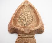 Antique Arrow Head Chief Ashtray