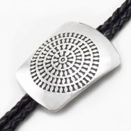 【Cippy CrazyHorse】Cochiti Stamped Concho Clasp Bolo c.1980～