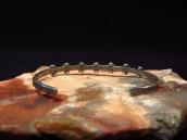 Vtg Zuni Needle Point Turquoise Narrow Cuff Bracelet c.1950～