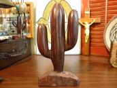 Carved Ironwood Cactus objet  Medium
