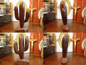 Carved Ironwood Cactus objet  Medium