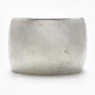 【Cippy CrazyHorse】InnerStamped Ingot Silver Wide Cuff c.1980