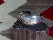 【Ralph Tawangyaouma】Hopi Domed Band Cuff in Silver c.1950～