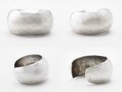 【Ralph Tawangyaouma】Hopi Domed Band Cuff in Silver c.1950～