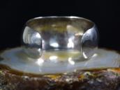 【Ralph Tawangyaouma】Hopi Domed Band Cuff in Silver c.1950～