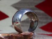 【Ralph Tawangyaouma】Hopi Domed Band Cuff in Silver c.1950～