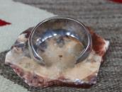 【Ralph Tawangyaouma】Hopi Domed Band Cuff in Silver c.1950～