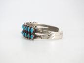 Vintage Zuni Petit Point Turquois Double Row Cuff  c.1945～