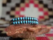 Vintage Zuni Petit Point Turquois Double Row Cuff  c.1945～