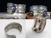 【Fred Peshlakai】Stamped & Double Reposed Wide Cuff c.1950～