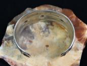 【Fred Peshlakai】Stamped & Double Reposed Wide Cuff c.1950～