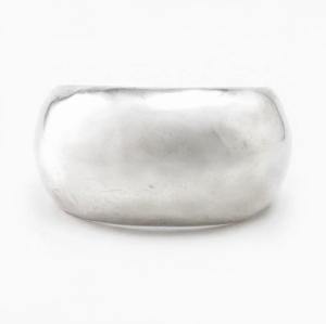 【Ralph Tawangyaouma】Hopi Domed Band Cuff in Silver c.1950～