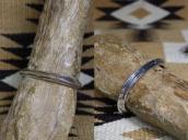 【Mark Chee/UITA12】Arrows Stamped TriangleWire Cuff c.1945～ ②