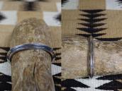 【Mark Chee/UITA12】Arrows Stamped TriangleWire Cuff c.1945～ ②