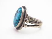 Vtg Navajo Split Shank Ring w/High Grade Turquoise c.1940～