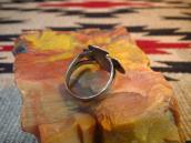 Antique Thunderbird Shape Silver Tourist Ring w/TQ c.1925～