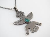 Antique Zuni or Navajo Knifewing Shaped Top Necklace c.1930～