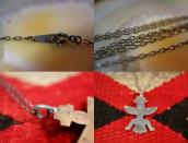 Antique Zuni or Navajo Knifewing Shaped Top Necklace c.1930～