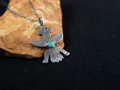 Antique Zuni or Navajo Knifewing Shaped Top Necklace c.1930～