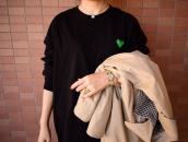 Vtg Navajo Round Cut TQ & Silver Fob Remade Necklace  c.1960