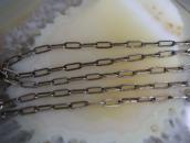 Vtg Navajo Round Cut TQ & Silver Fob Remade Necklace  c.1960