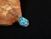 Vtg Pueblo/Navajo Gem Turquoise Nugget Top Necklace  c.1945～