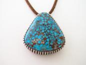Vtg Navajo Hi-Grade NevadaBlue Turquoise Top Necklace c.1960