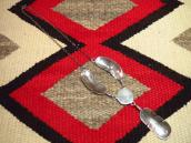 OLDPAWN Navajo Concho & Feather Shaped Fob Necklace  c.1980～