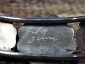 Vtg Zuni Shell & Turquoise Inlay "Desert Rose" Cuff  c.1970～