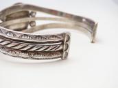 Vtg Navajo Cuff w/Gem Quality Brown Web #8 Turquoise c.1955～