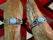 Vtg Navajo Cuff w/Gem Quality Brown Web #8 Turquoise c.1955～