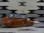 【GARDEN OF THE GODS】T-Bird/卍 Stamped Coin Silver Cuff c.1925