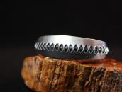【NAVAJO GUILD】Vtg Stamped Heavy Triangle Wire Cuff c.1950  1