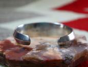【NAVAJO GUILD】Vtg Stamped Heavy Triangle Wire Cuff c.1950  1