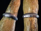 【NAVAJO GUILD】Vtg Stamped Heavy Triangle Wire Cuff c.1950  2