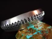 【NAVAJO GUILD】Vtg Stamped Heavy Triangle Wire Cuff c.1950  2