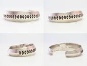 【NAVAJO GUILD】Vtg Stamped Heavy Triangle Wire Cuff c.1950  2