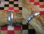 【NAVAJO GUILD】Vtg Stamped Heavy Triangle Wire Cuff c.1950  2