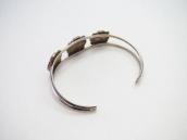 Vtg Zuni Pink Shell/Turquoise Inlay Desert Rose Cuff c.1970～