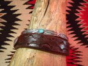 Antique Arrow Patched Silver Narrow Cuff  c.1930