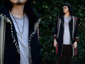 【Awa Tsireh】Domed & Stamped Silver Hair clip/Top c.1930～