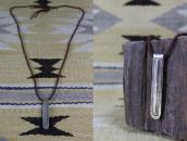 【Awa Tsireh】Domed & Stamped Silver Hair clip/Top c.1930～