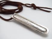 【Awa Tsireh】Domed & Stamped Silver Hair clip/Top c.1930～