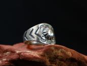 Antique Navajo Concho Repouse IngotSilver Men's Ring c.1920～