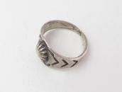 Antique Navajo Concho Repouse IngotSilver Men's Ring c.1920～